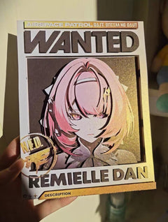 Zenless zone zero Remielle WANTED Layered Paper Art – Handmade 3D Display