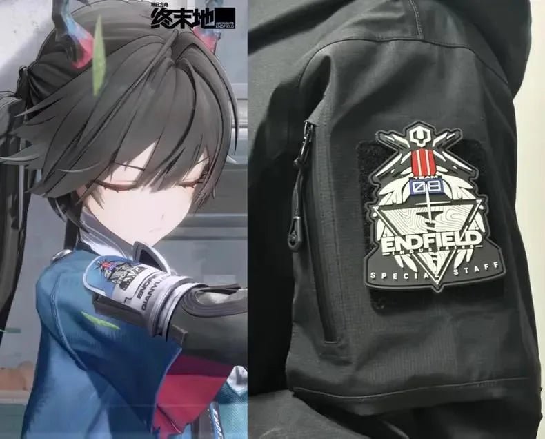 Arknights: Endfield Inspired Special Staff Morale Patch | Endfield Industries Badge for Cosplay & Bags - KSS ANIME