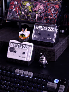 Zenless Zone Zero Inspired EZ-ZZZ Cassette Player | Black & White