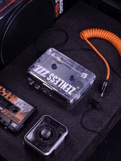 Zenless Zone Zero Inspired EZ-ZZZ Cassette Player | Black & White