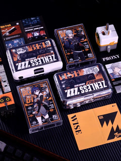 Zenless Zone Zero Inspired EZ-ZZZ Cassette Player | Black & White
