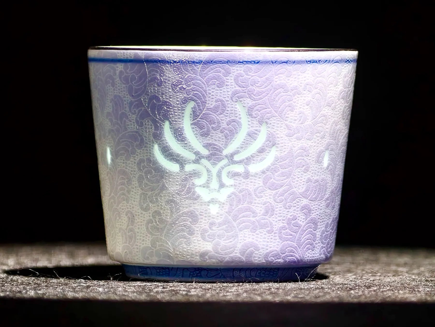 Genshin Impact Inspired Elemental Porcelain Cup | Anemo & Geo Platinum-Rim Editions