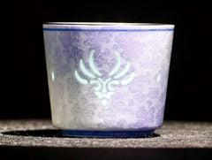 Genshin Impact Inspired Elemental Porcelain Cup | Anemo & Geo Platinum-Rim Editions