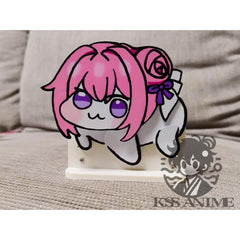 Goddess of Victory: Nikke Doro Chibi Meme Figure - Poseable Collectible Ornament with Magnetic Base, Adjustable Speed, Anime Gift for Fans