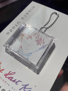 Shinji, Kaworu, Rei, Asuka Keychain & Mini CD - Evangelion One Last Kiss - Neon Genesis