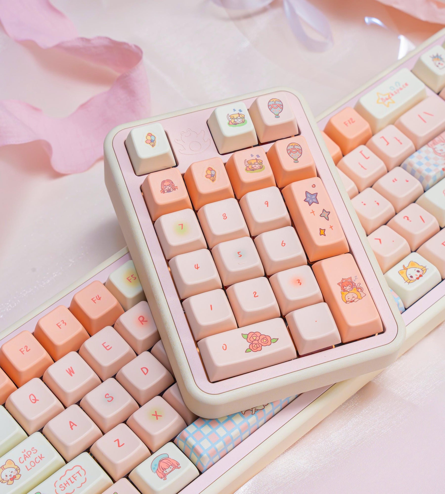 Infinity Nikki Keycap Set - Nikki theme | 146 Keys Custom Mechanical Keyboard Caps | MDA Profile