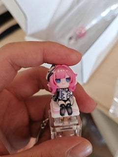 Honkai Star Rail Elysia Chibi-Figure Keycap, Desk Decor | Universal Keycap Fit