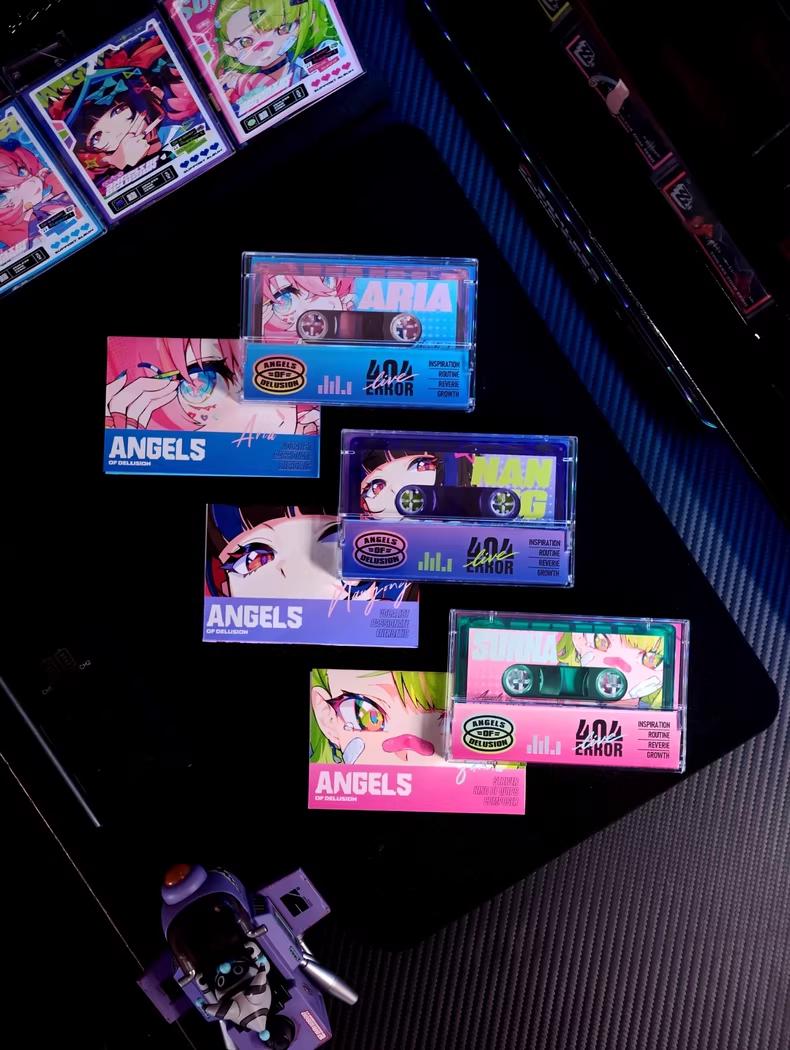 Zenless Zone Zero Angels of Delusion Special Album CD/Tape Collector's Set | Fan-Made DISC + Support Poster | zzz Memorabilia Gift