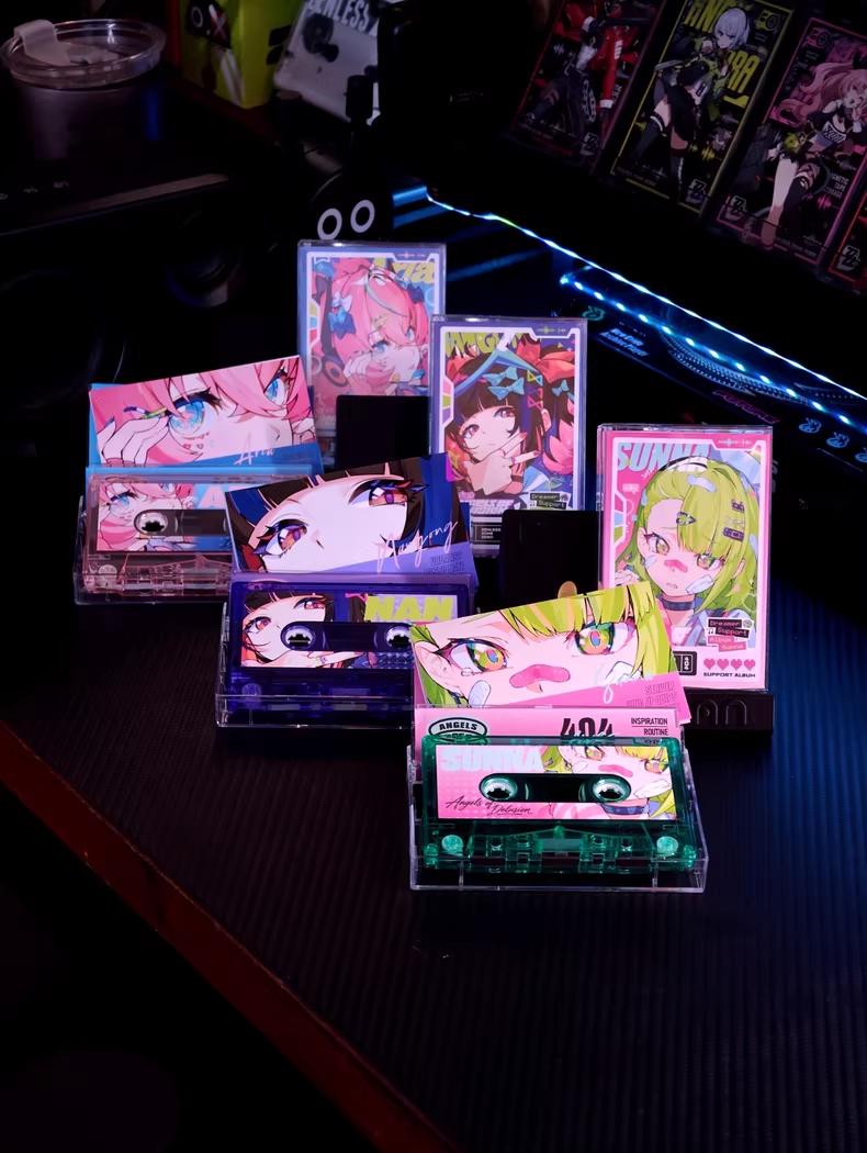 Zenless Zone Zero Angels of Delusion Special Album CD/Tape Collector's Set | Fan-Made DISC + Support Poster | zzz Memorabilia Gift