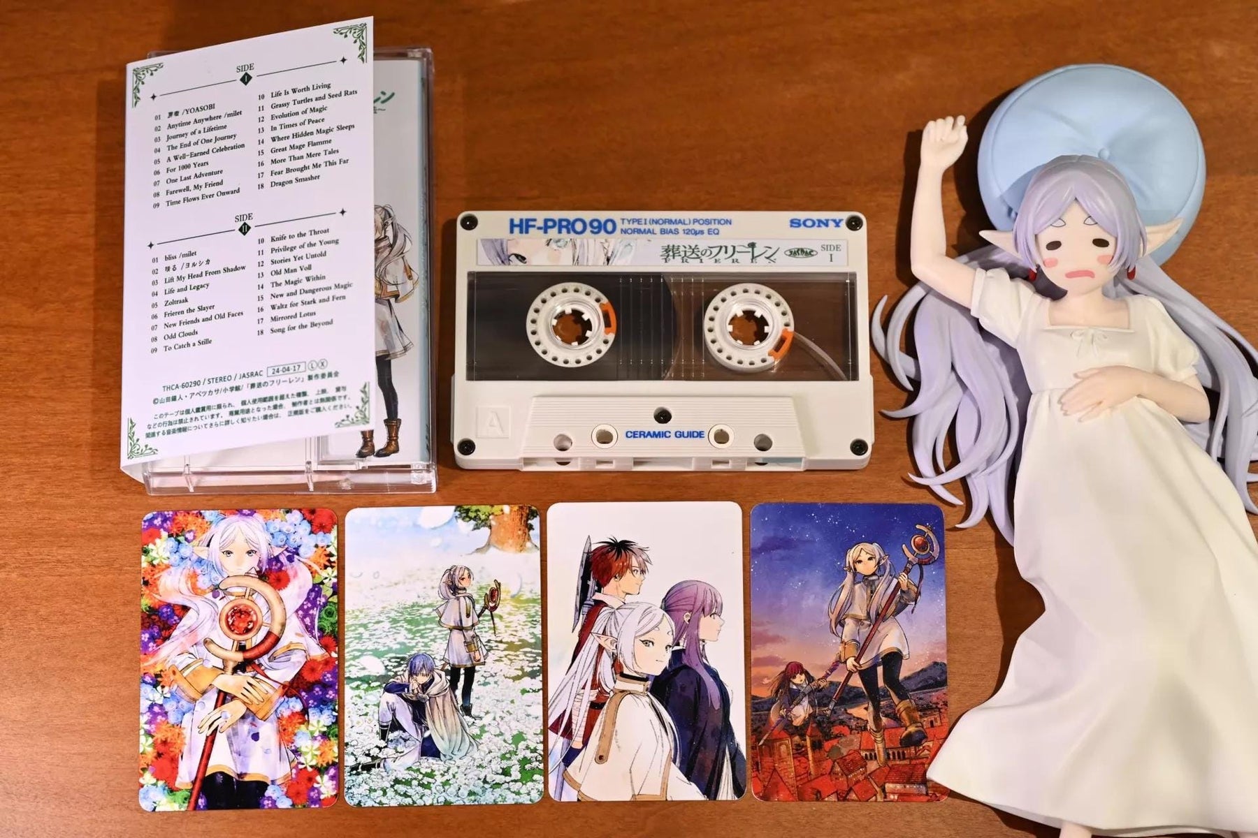 Frieren: Beyond Journey's End Inspired Custom Cassette Tape | Sony HF-Pro Fan-Made J-Card Edition | Record-Your-Own Mix