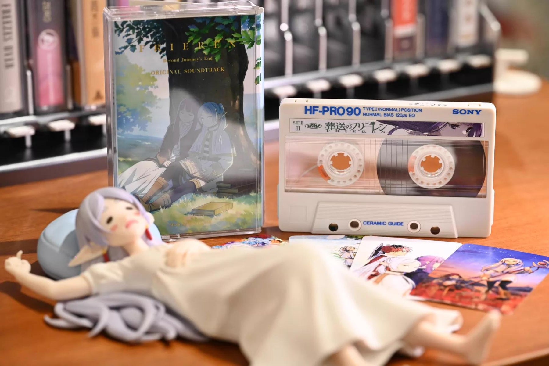 Frieren: Beyond Journey's End Inspired Custom Cassette Tape | Sony HF-Pro Fan-Made J-Card Edition | Record-Your-Own Mix