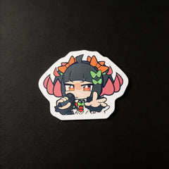 Zenless zone zero Angels of Delusion Bundle ,Chibi Anime Stickers Pack | Kawaii Vintage Cartoon Character Decals for Laptop, Sunna, Aria