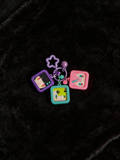 Angels of Delusion 3D Printed Keychain & Pendant - Geometric 4cm Cube Design | in-Game Replica