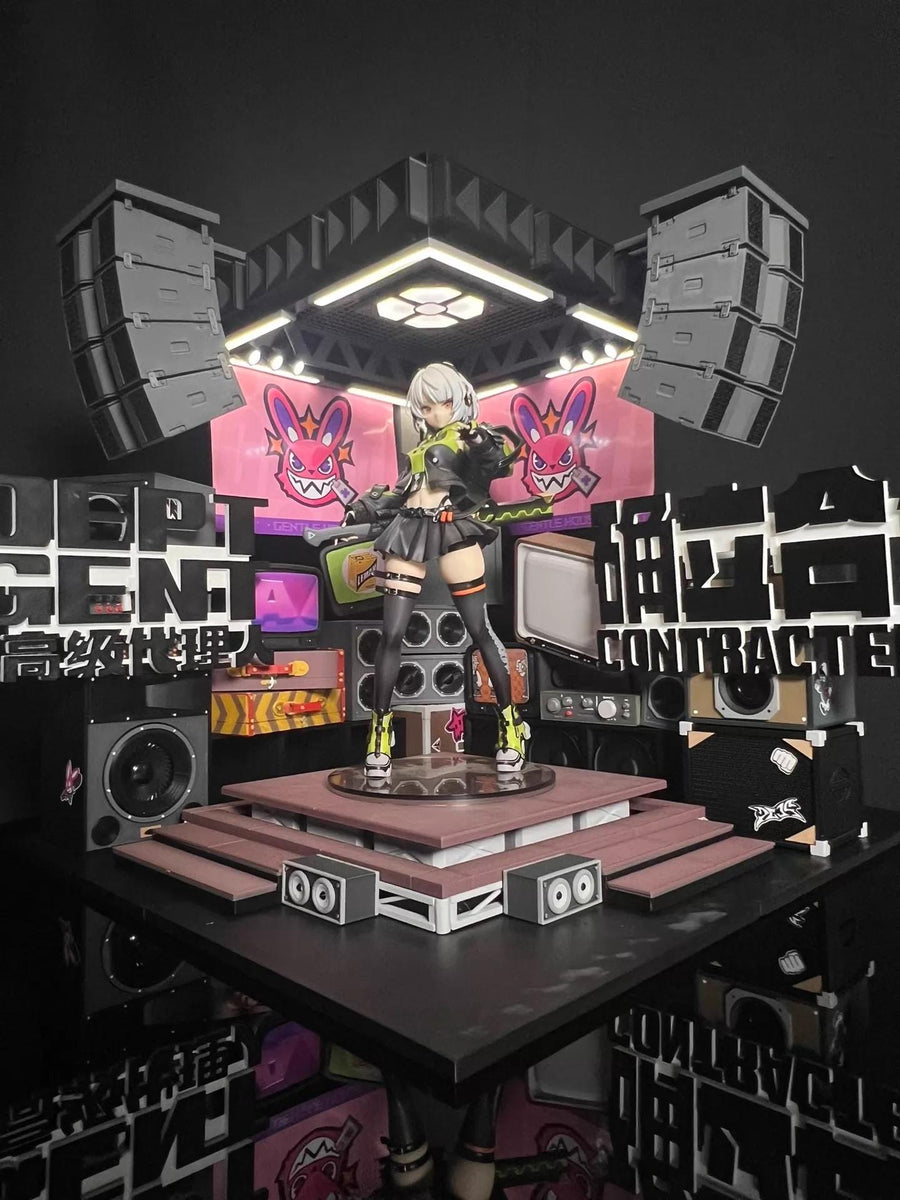 Zenless Zone Zero Agent Pull Screen Diorama | 40cm 3D-Printed Figure Display Stage