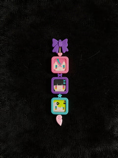 Angels of Delusion 3D Printed Keychain & Pendant - Geometric 4cm Cube Design | in-Game Replica
