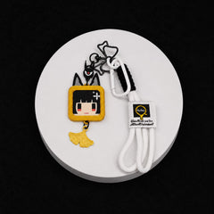 Zenless zone zero Agent 3D Printed Keychain & Pendant - Geometric 4cm Cube Design | in-Game Replica