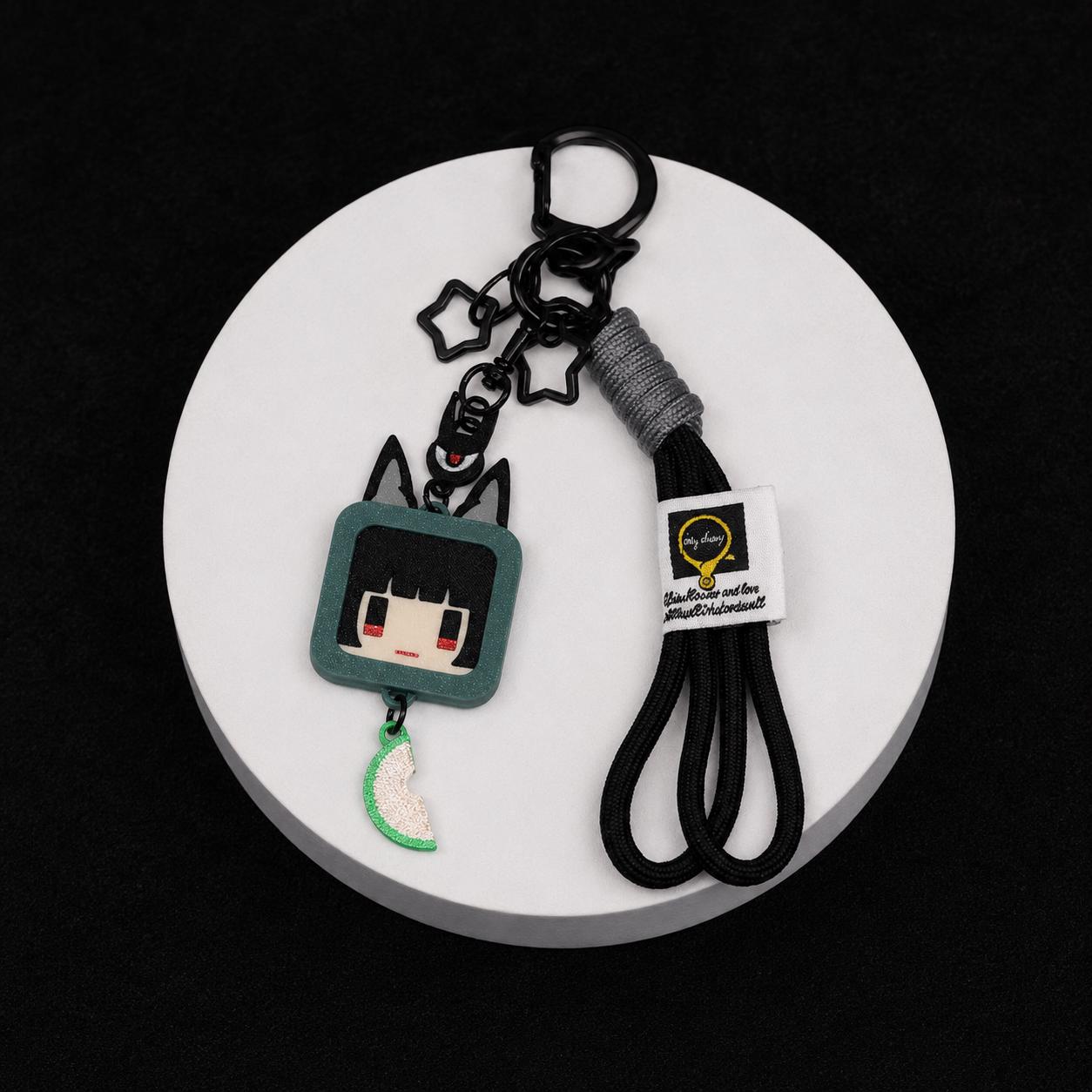 Zenless zone zero Agent 3D Printed Keychain & Pendant - Geometric 4cm Cube Design | in-Game Replica