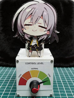 Honkai: Star Rail - Low Cortisol Dance meme Collectible Ornament - 5-Piece Center-Driven Desk Toy