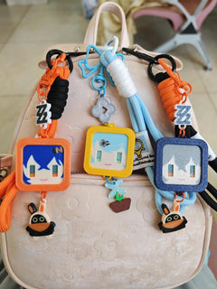 Zenless zone zero Agent 3D Printed Keychain & Pendant - Geometric 4cm Cube Design | in-Game Replica
