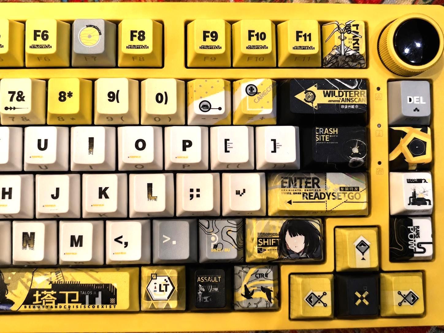 Arknights Endfield Keycap Set - Endministrator 122 Keys Custom Set | Cherry Profile | Top Printed
