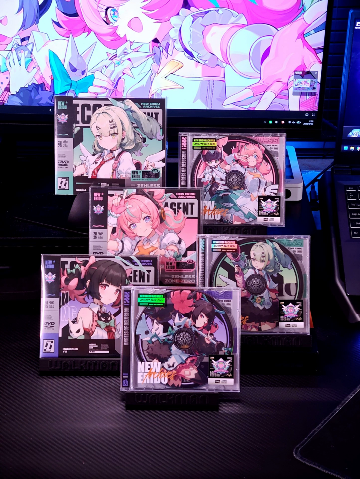 Zenless Zone Zero Agent Archive Collector’s Set | ZZZ NFC ID Card & CD/DVD Memorabilia - KSS ANIMEBanyue
