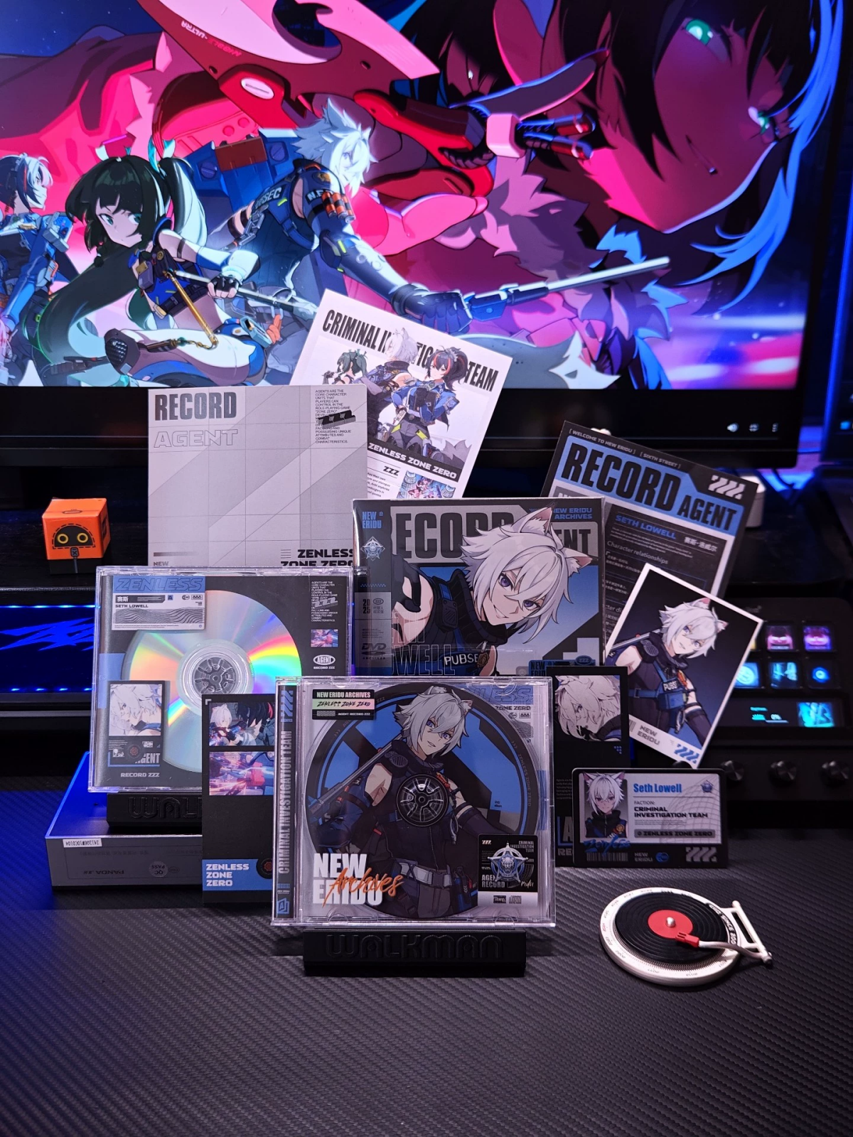 Zenless Zone Zero Agent Archive Collector’s Set | ZZZ NFC ID Card & CD/DVD Memorabilia - KSS ANIMESeth Lowell