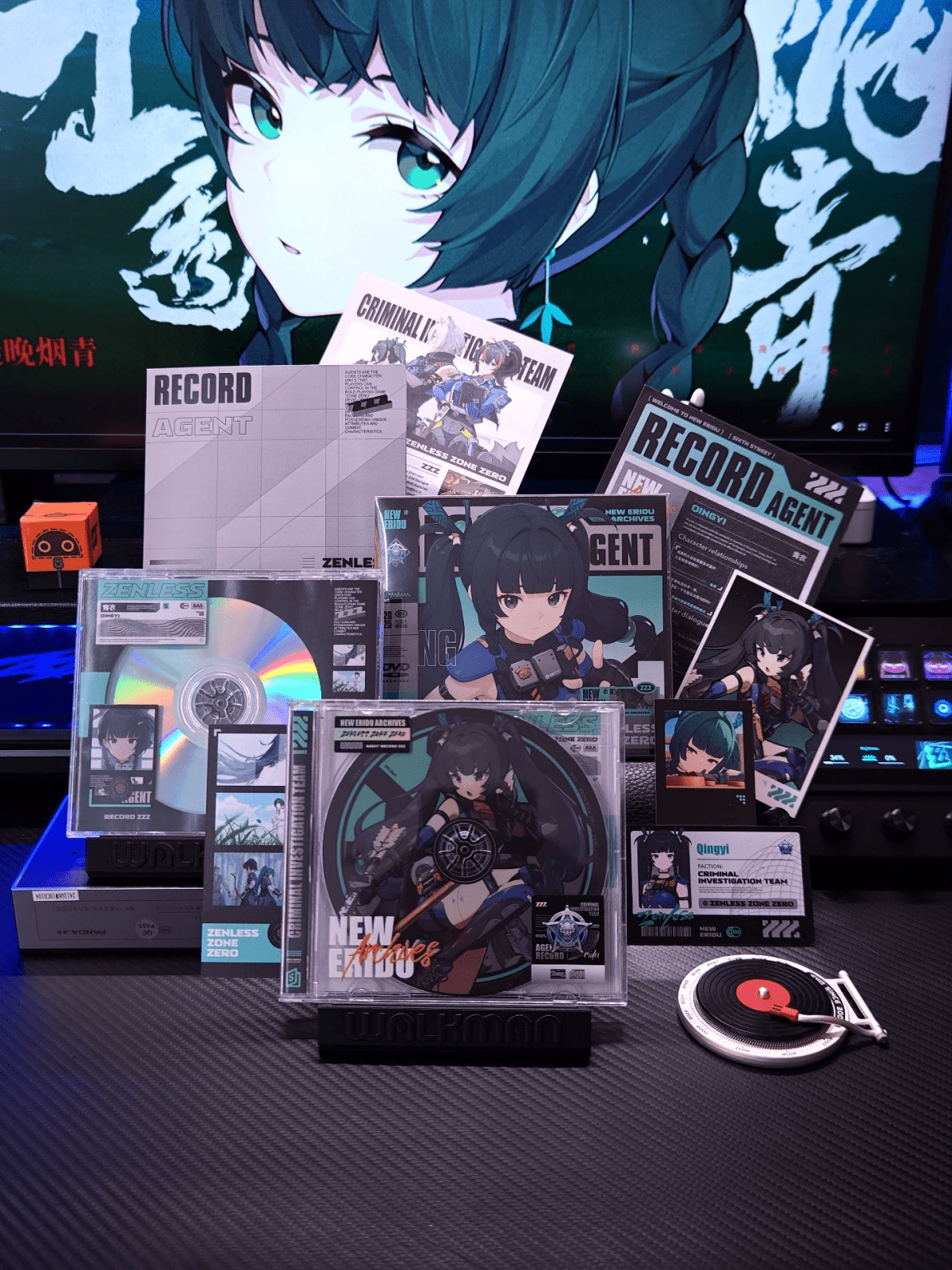 Zenless Zone Zero Agent Archive Collector’s Set | ZZZ NFC ID Card & CD/DVD Memorabilia - KSS ANIMEQingyi