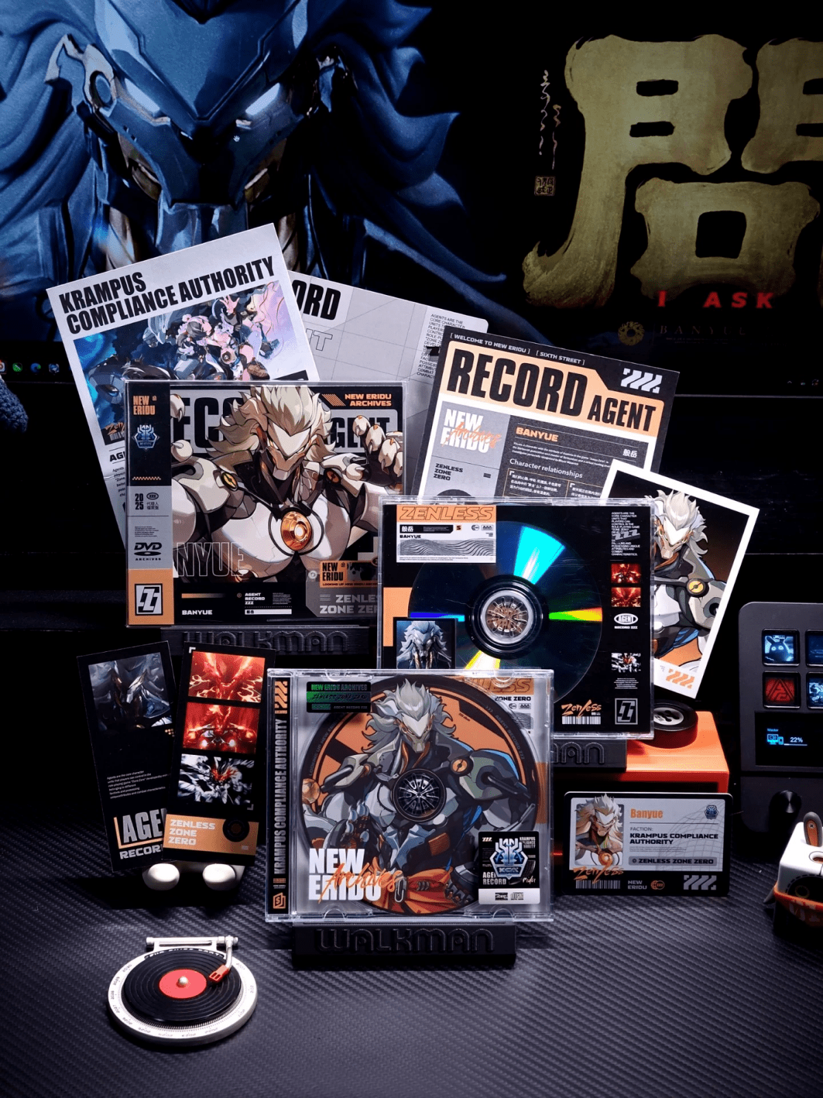 Zenless Zone Zero Agent Archive Collector’s Set | ZZZ NFC ID Card & CD/DVD Memorabilia - KSS ANIMEBanyue