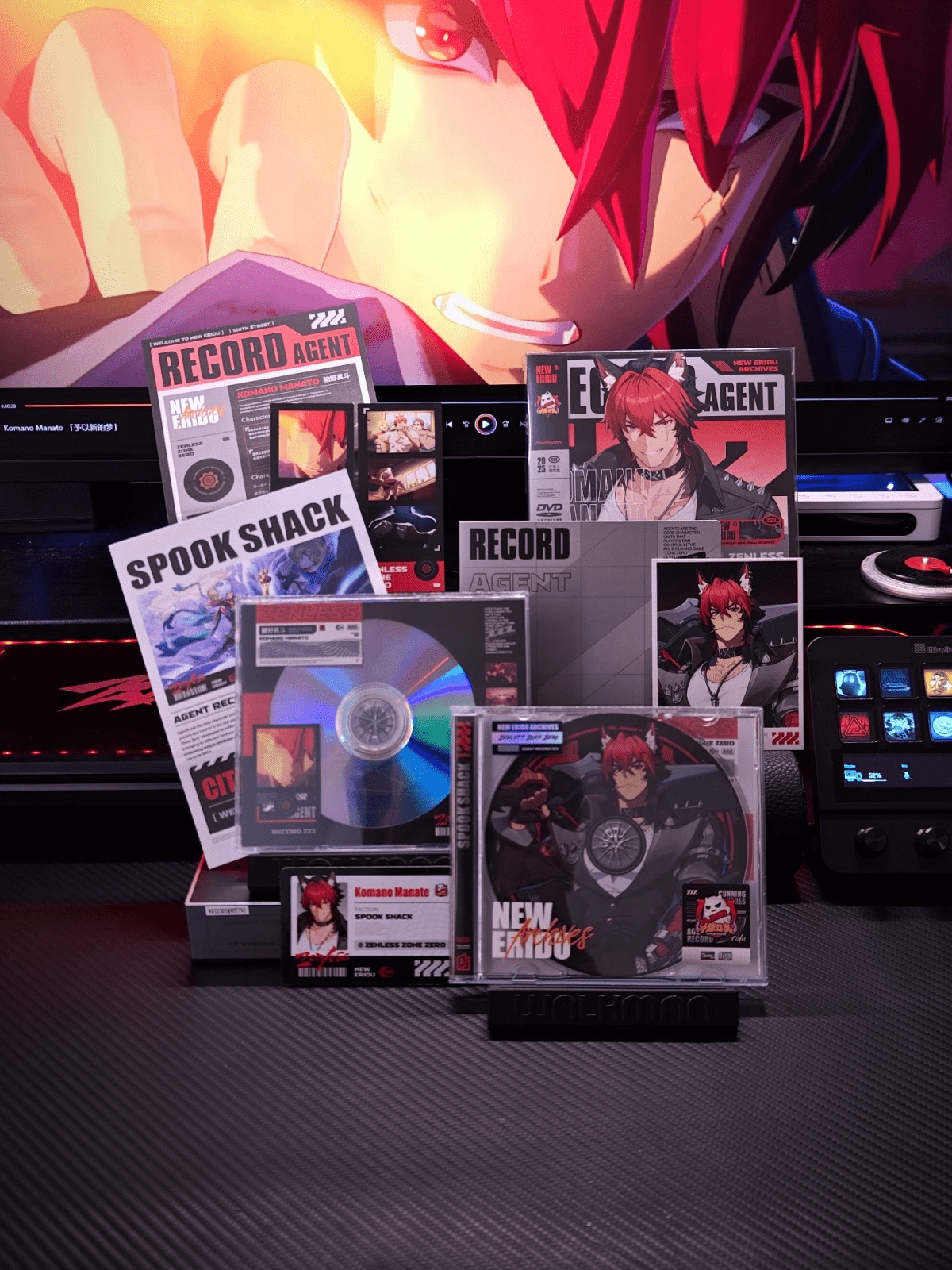 Zenless Zone Zero Agent Archive Collector’s Set | ZZZ NFC ID Card & CD/DVD Memorabilia - KSS ANIMEKomano Manato