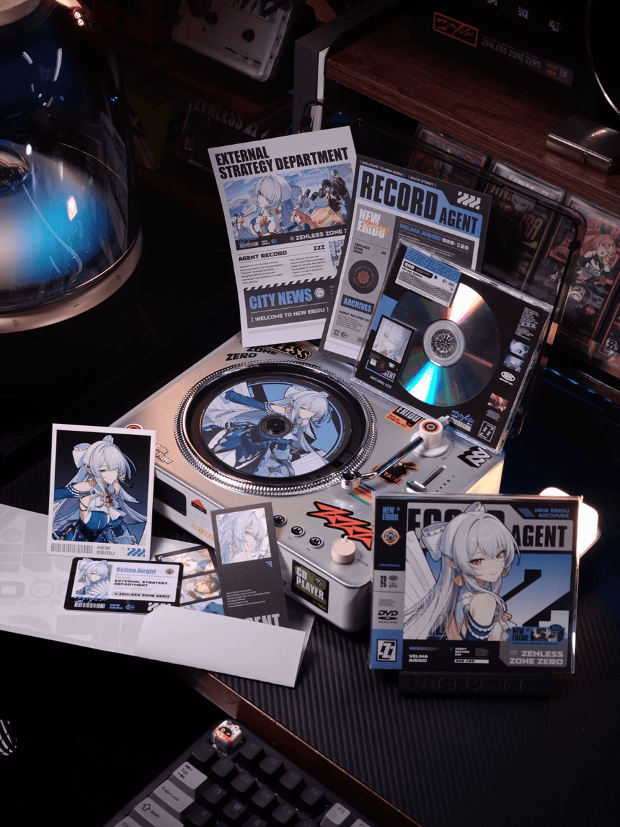 Zenless Zone Zero Agent Archive Collector’s Set | ZZZ NFC ID Card & CD/DVD Memorabilia - KSS ANIMEVelina Airgid
