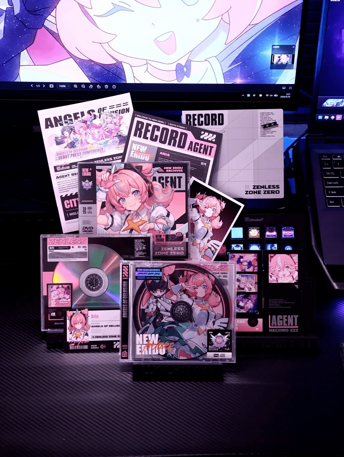 Zenless Zone Zero Agent Archive Collector’s Set | ZZZ NFC ID Card & CD/DVD Memorabilia - KSS ANIMEAria