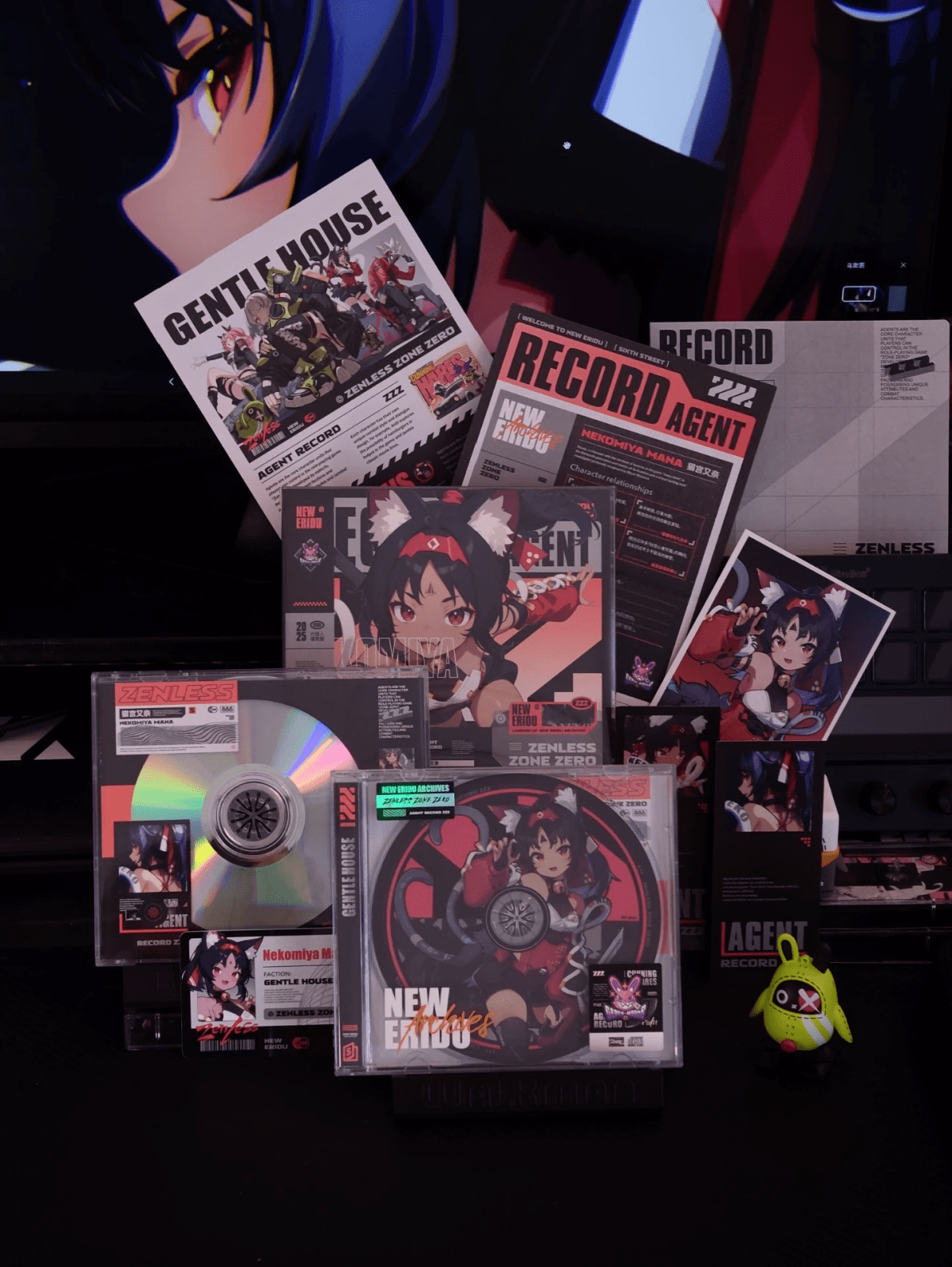 Zenless Zone Zero Agent Archive Collector’s Set | ZZZ NFC ID Card & CD/DVD Memorabilia - KSS ANIMENekomiya Mana