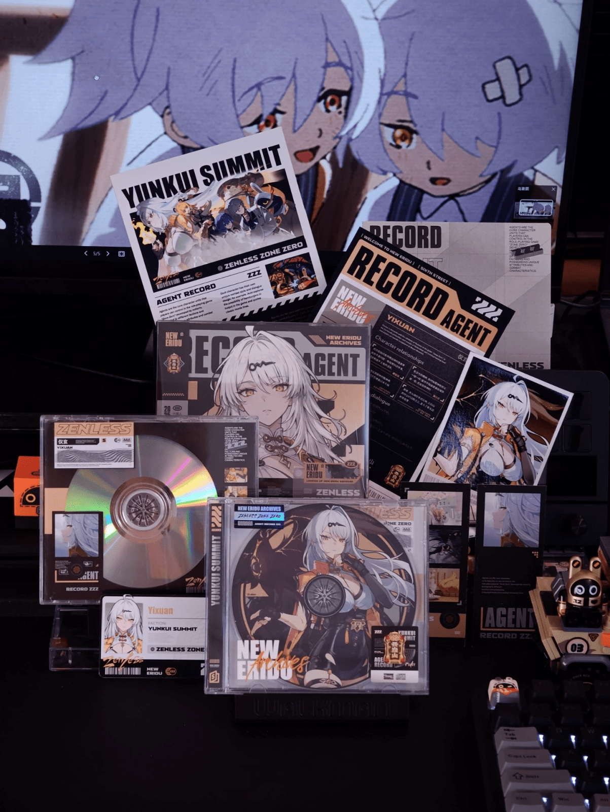 Zenless Zone Zero Agent Archive Collector’s Set | ZZZ NFC ID Card & CD/DVD Memorabilia - KSS ANIMEYixuan