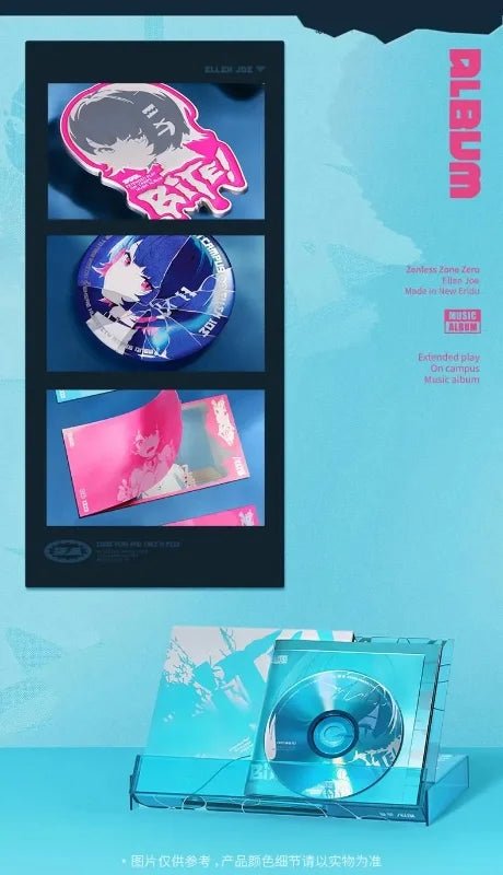 Zenless Zone Zero Ellen Joe “Shark’s Gotta Bite” Official Limited Edition CD Album | No.2999 Collector’s Set - KSS ANIMEZenless Zone Zero Ellen Joe “Shark’s Gotta Bite” Official Limited Edition CD Album | No.2999 Collector’s Set