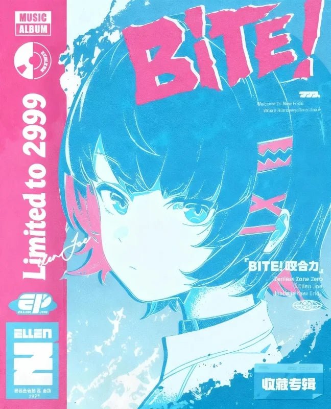 Zenless Zone Zero Ellen Joe “Shark’s Gotta Bite” Official Limited Edition CD Album | No.2999 Collector’s Set - KSS ANIMEZenless Zone Zero Ellen Joe “Shark’s Gotta Bite” Official Limited Edition CD Album | No.2999 Collector’s Set