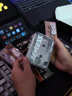 Zenless Zone Zero Inspired JL Cassette Player | Transparent Portable Tape Player with Bluetooth 5.4 - KSS ANIME