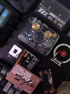 Zenless Zone Zero Inspired JL Cassette Player | Transparent Portable Tape Player with Bluetooth 5.4 - KSS ANIME