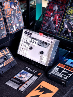 Lecteur de cassettes Zenless Zone Zero, musique rétro, lecteur de cassettes portable