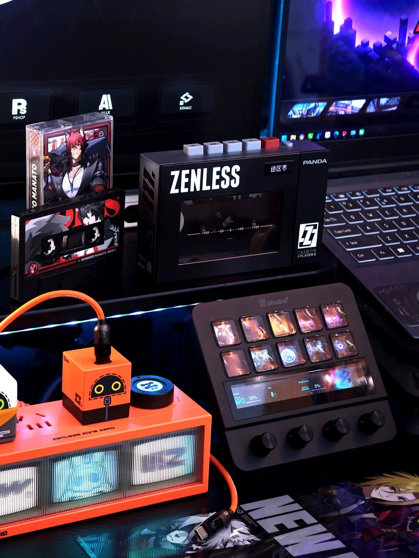 Zenless Zone Zero: Reproductor de casetes, música retro, reproductor de casetes portátil