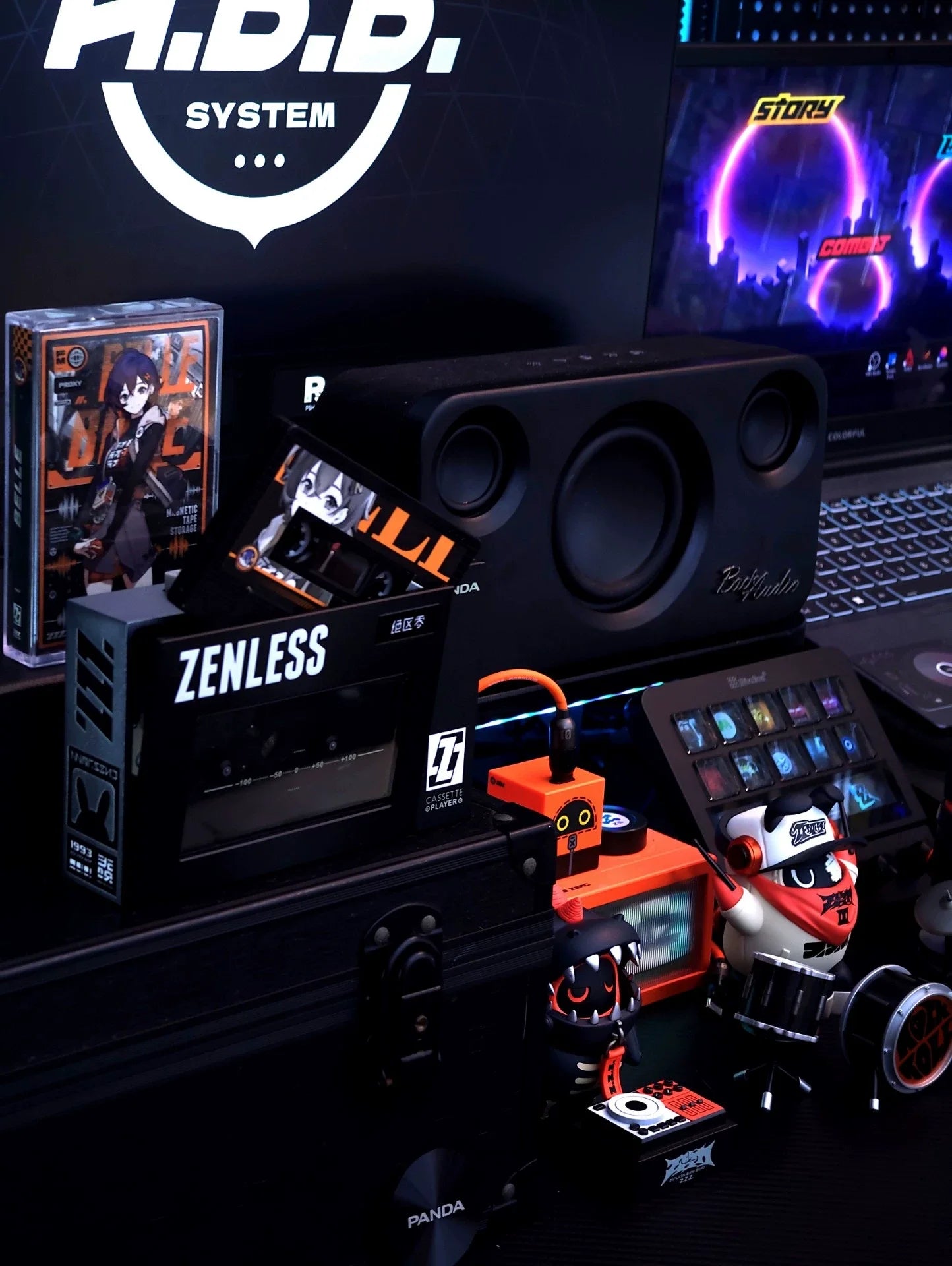 Zenless Zone Zero: Reproductor de casetes, música retro, reproductor de casetes portátil