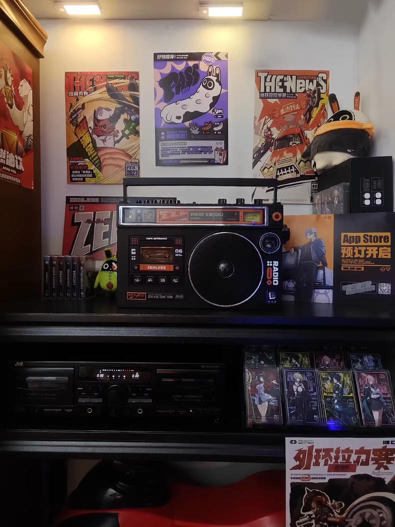 Zenless Zone Zero Inspired Cassette Master 06 Boombox | Retro Portable Cassette Player - KSS ANIME