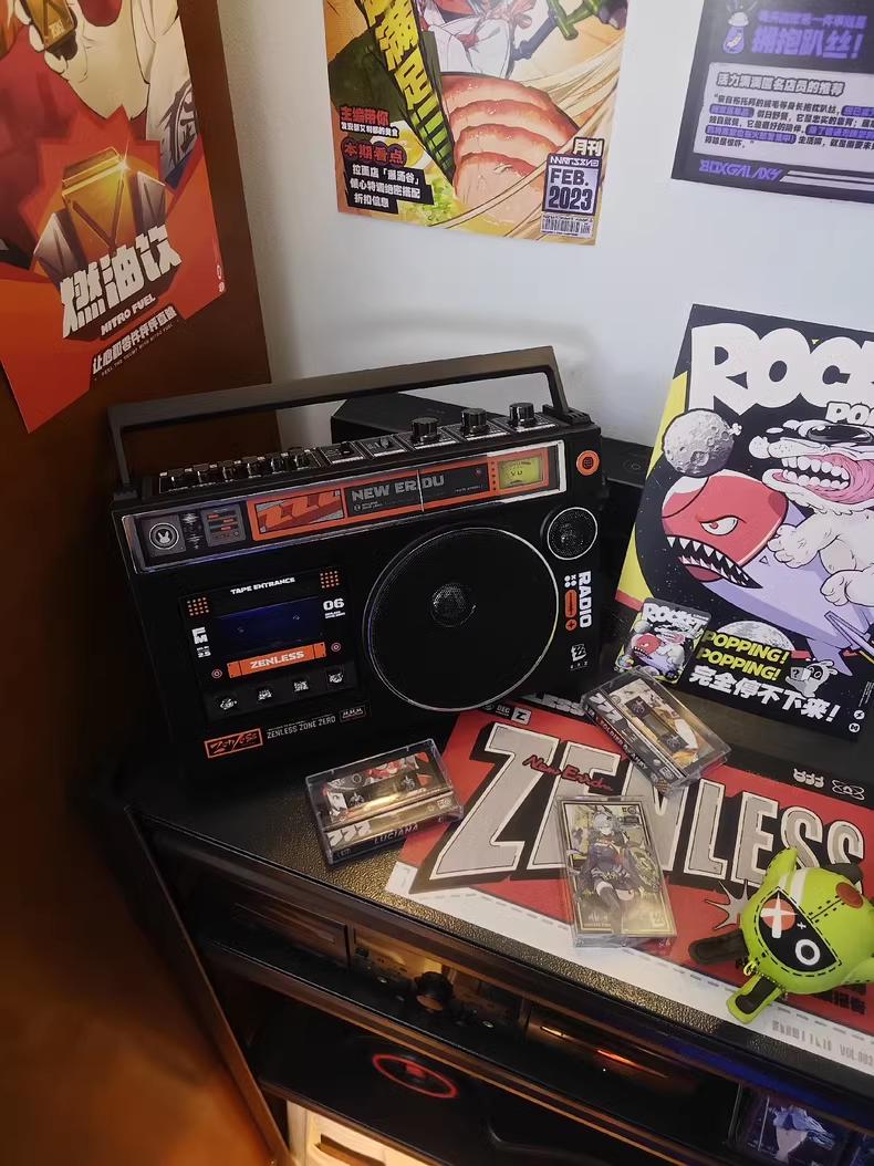 Zenless Zone Zero Inspired Cassette Master 06 Boombox | Retro Portable Cassette Player - KSS ANIME