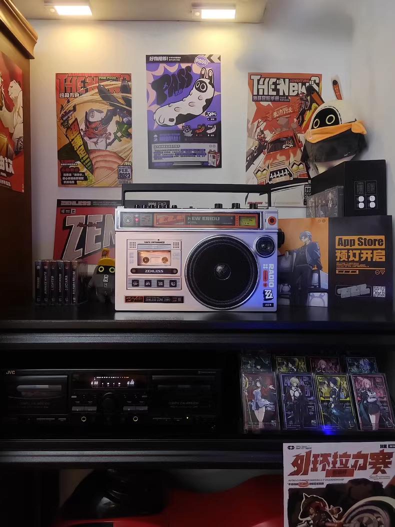 Zenless Zone Zero Inspired Cassette Master 06 Boombox | Retro Portable Cassette Player - KSS ANIME