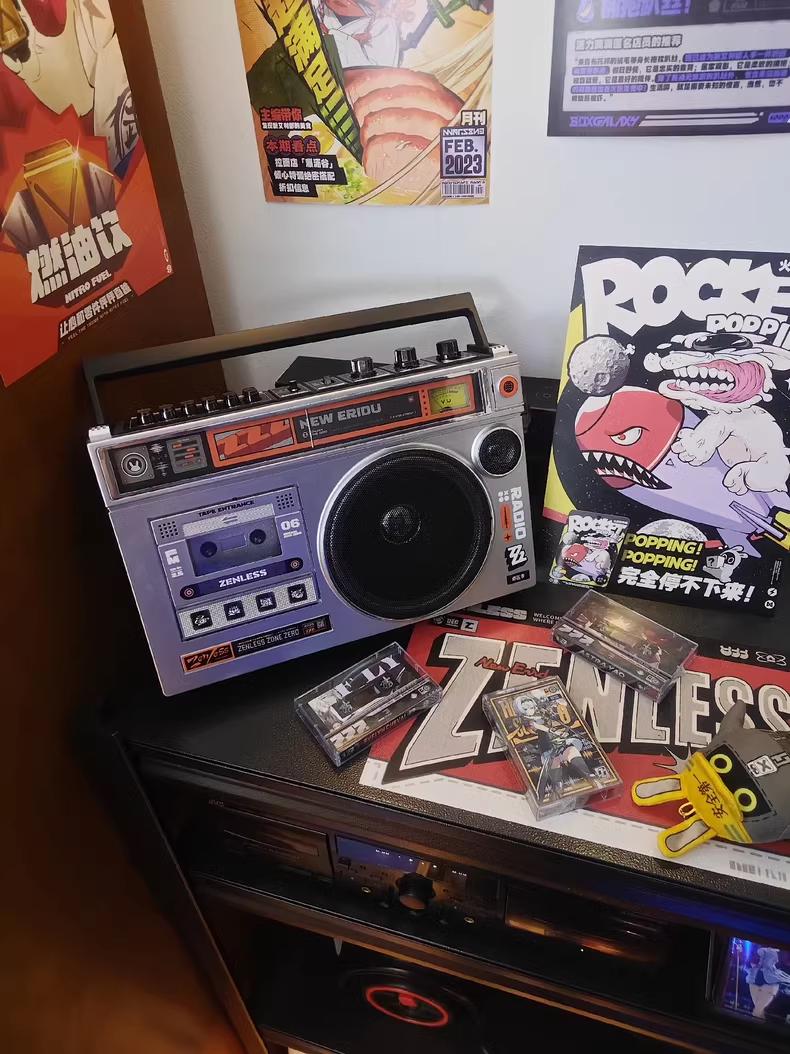 Zenless Zone Zero Inspired Cassette Master 06 Boombox | Retro Portable Cassette Player - KSS ANIME