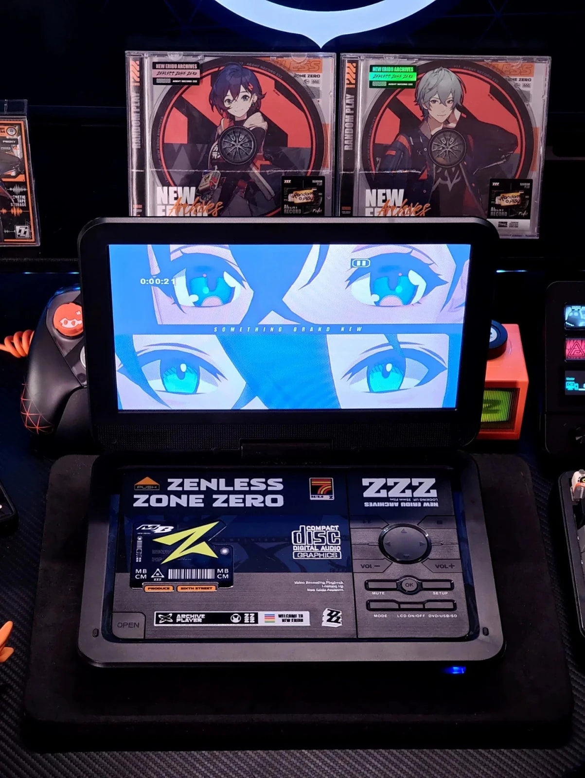 Zenless Zone Zero Portable DVD Player | 11-Inch & 13-Inch CD/DVD Player - KSS ANIME