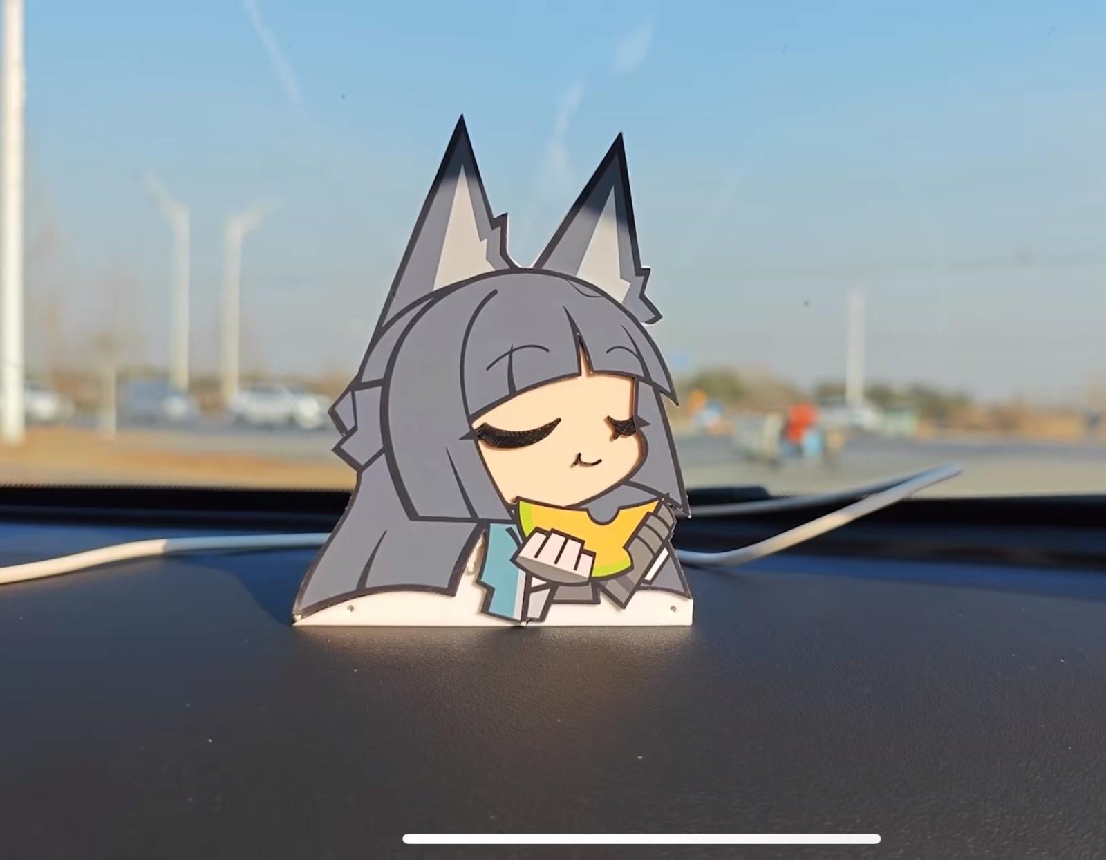 ZZZ Hoshimi Miyabi Watermelon Chibi Ornament - KSS ANIMEZZZ Hoshimi Miyabi Watermelon Chibi Ornament